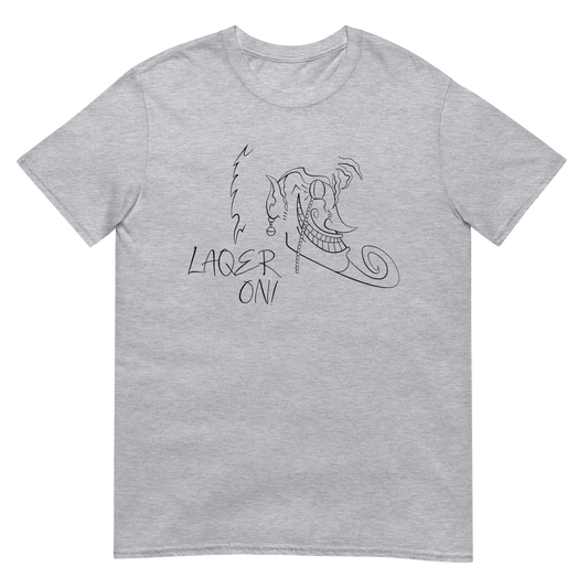 LAQER ON! | Camiseta gris claro