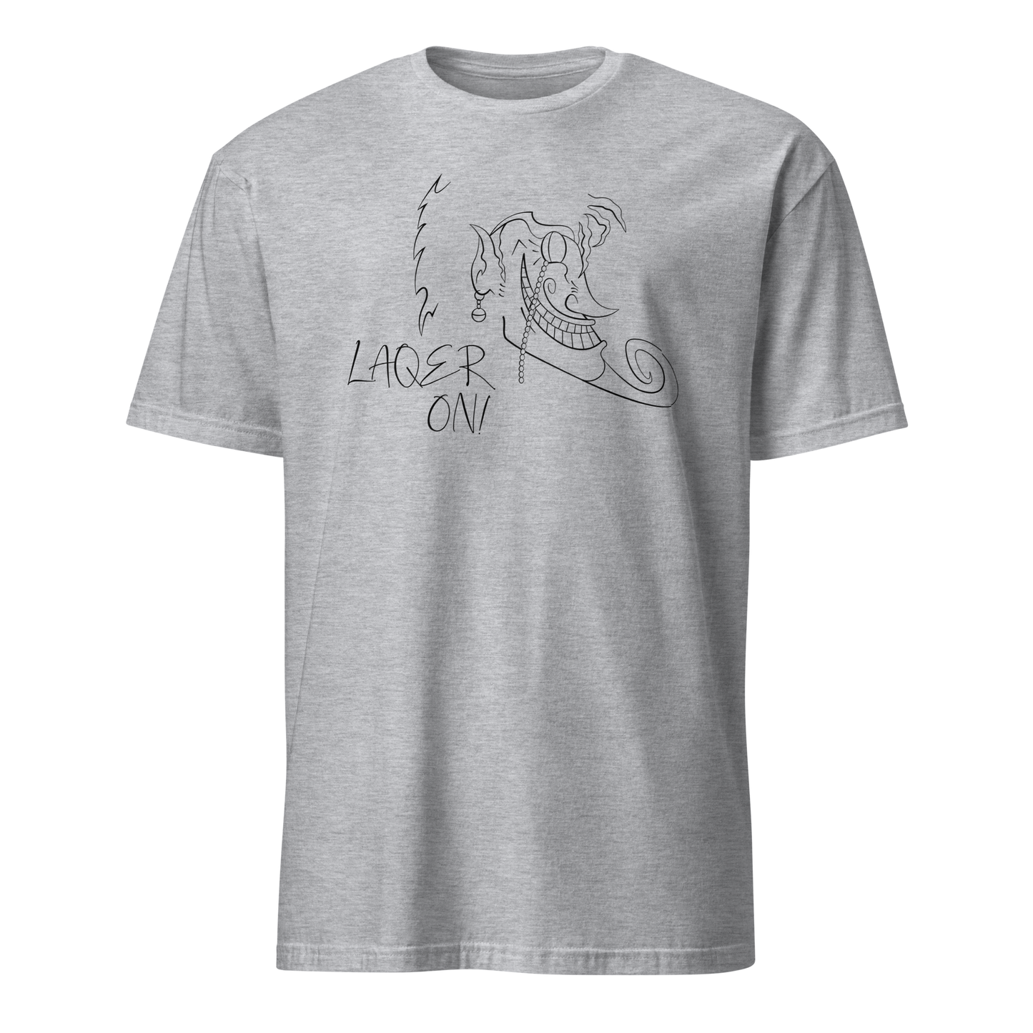 LAQER ON! | Camiseta gris claro