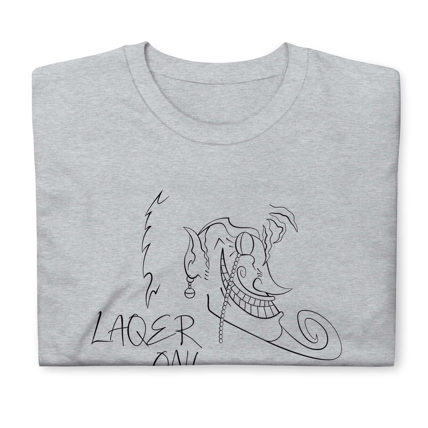LAQER ON! | Camiseta gris claro