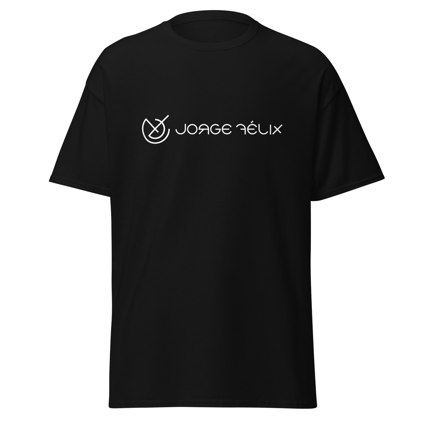 BILAQ LOGO: Isotipo + Jorge Félix | Camiseta negra