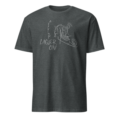 LAQER ON! | Camiseta gris oscuro