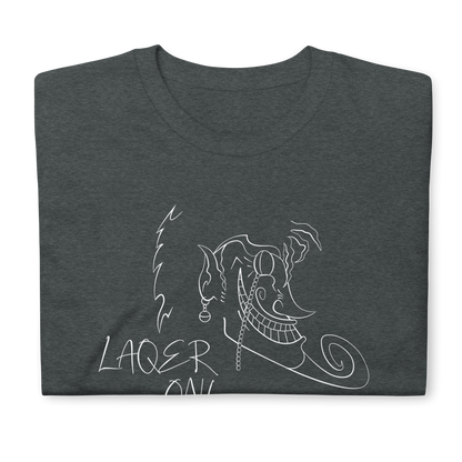 LAQER ON! | Camiseta gris oscuro